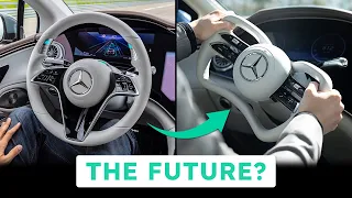 This Non-Round Steering Wheel Is Actually Genius