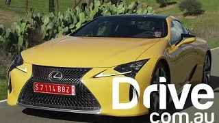 2017 Lexus LC 500 First Drive Review | Drive.com.au