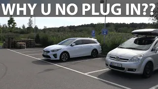 Why didn't you plug in the PHEV while eating?