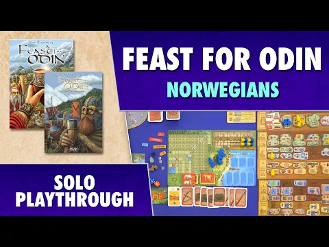 Feast for Odin Norwegians: Solo Playthrough
