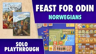 Feast for Odin Norwegians: Solo Playthrough