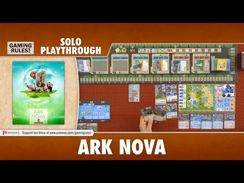 Ark Nova - Solo Playthrough