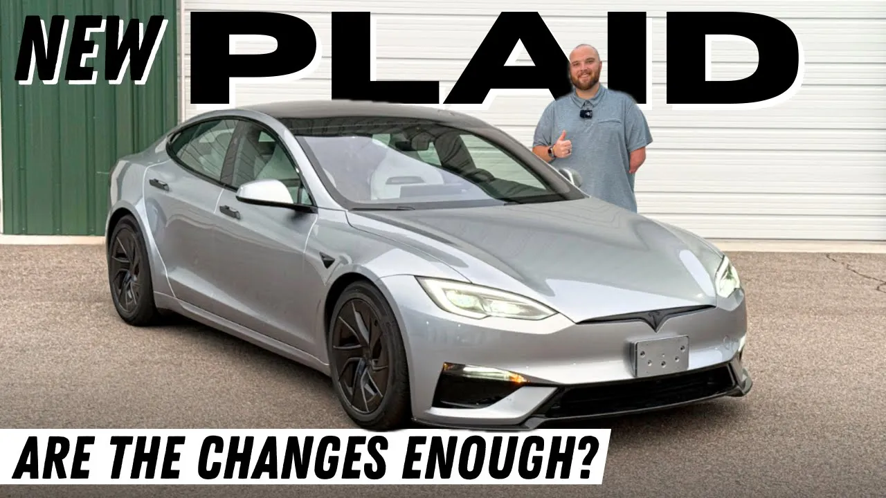 New Tesla Model S Plaid Refresh Isn’t Much But It’s Just Right! My First Look & Drive