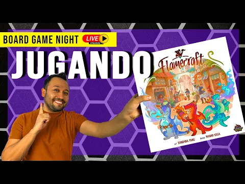 🔥 JUGANDO FLAMECRAFT ▶︎ Board game night en vivo #santosreseña #juegosdemesa #boardgames
