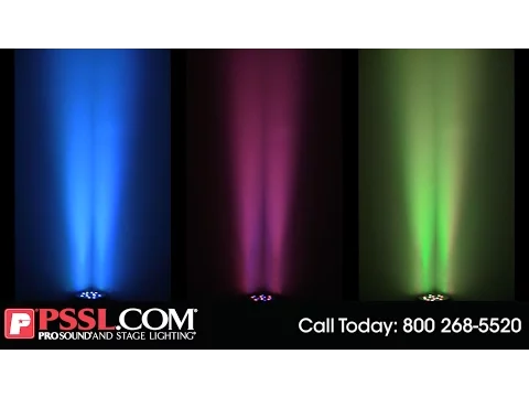 Product video thumbnail for Solena Max Par 18 18x1-Watt RGB DMX LED Wash Light