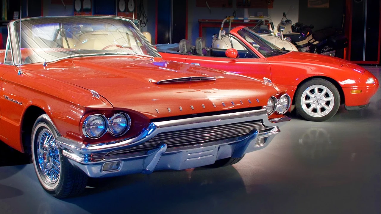 1964 Ford Thunderbird vs 1991 Mazda Miata! - Generation Gap: Convertibles