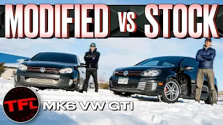 Just For You Serious VW Fanatics: Is a Modded Manual VW GTI as Quick as a Stock DSG MK6?