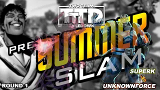 Dice Masters Two Team Takedown: Pre Summer Slam || Round 1 (SuperK vs Unknownforce)