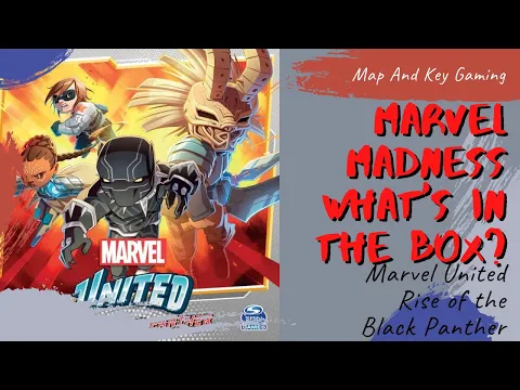 Marvel Madness!!! What's In The Box? Marvel United Rise of the Black Panther Unboxing