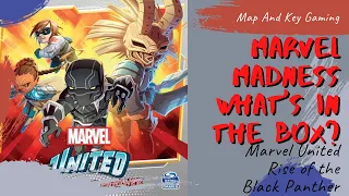 Marvel Madness!!! What's In The Box? Marvel United Rise of the Black Panther Unboxing