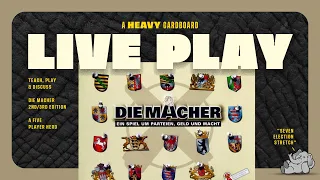 Die Macher (2nd/3rd Edition) - 5p Play-through, & Roundtable Discussion by Heavy Cardboard