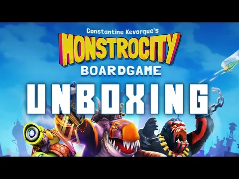 The Deck Building Duo Unboxes MonstroCity.