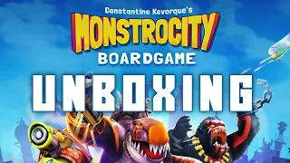 The Deck Building Duo Unboxes MonstroCity.