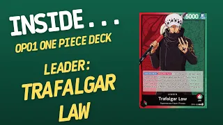 Inside…Trafalgar Law DECK - OP-01 One Piece Card Game (4K60fps)
