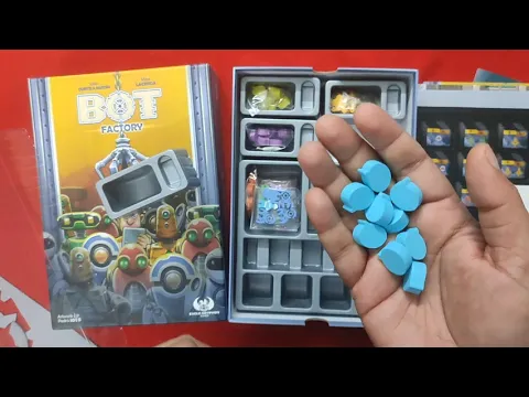 Unboxing Bot Factory Kickstarter edition (English) by Indian Meeple