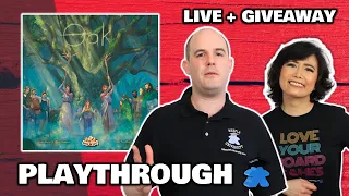 Oak - LIVE Playthrough Board Game & Worldwide Giveway