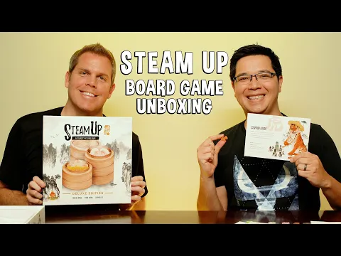 Unboxing Steam Up - The Dim Sum Board Game