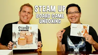 Unboxing Steam Up - The Dim Sum Board Game