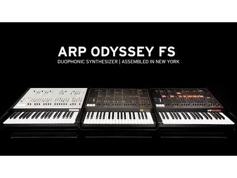 Product video thumbnail for Korg ARP Odyssey FS Rev1 White Analog Synth