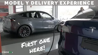 Taking Delivery of the First Tesla Model Y in Charlotte, NC!