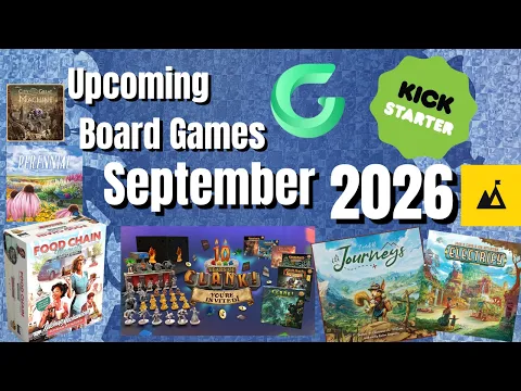 Upcoming Board Games September 2026