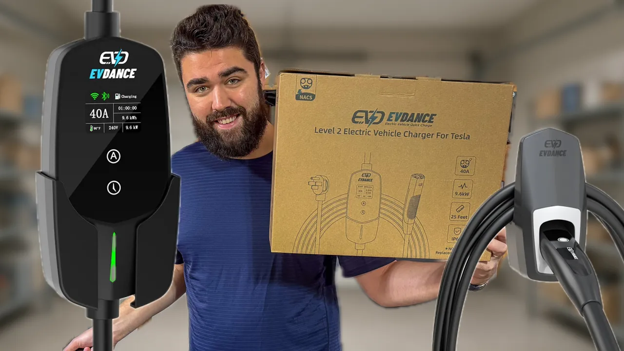 Home EV Charging For Beginners - EVDANCE Level 2 NACS Home Charger - Unboxing & First Use
