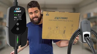 Home EV Charging For Beginners - EVDANCE Level 2 NACS Home Charger - Unboxing & First Use