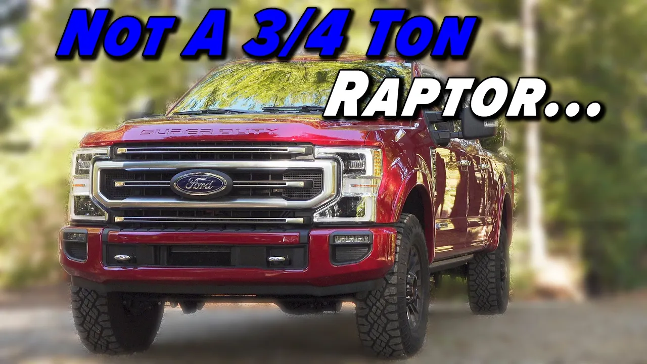 Ford's Super Duty Tremor Isn't A Super-Sized Raptor
