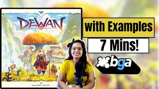 Dewan - How to Play in 7 Mins | Board Game Arena!