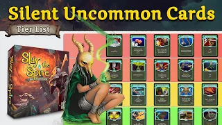All Silent Uncommon Cards | Tier List & Analysis | Slay the Spire: The Board Game