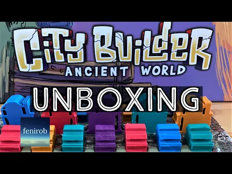 City Builder: Ancient World Board Game I Unboxing (No Talking)