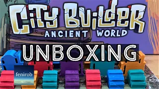 City Builder: Ancient World Board Game I Unboxing (No Talking)