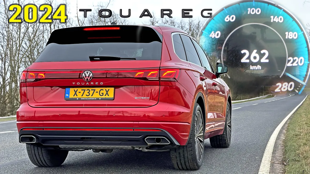 2024 VW Touareg Hybrid V6 | 0-100 100-200 POV & TOP SPEED