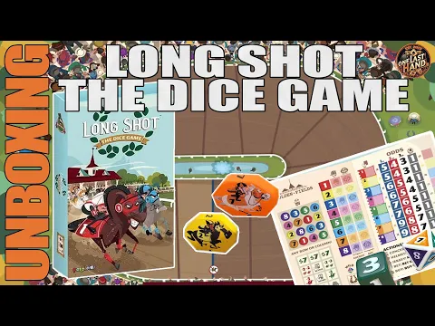 Unboxing Long Shot the Roll and Write Racing Game