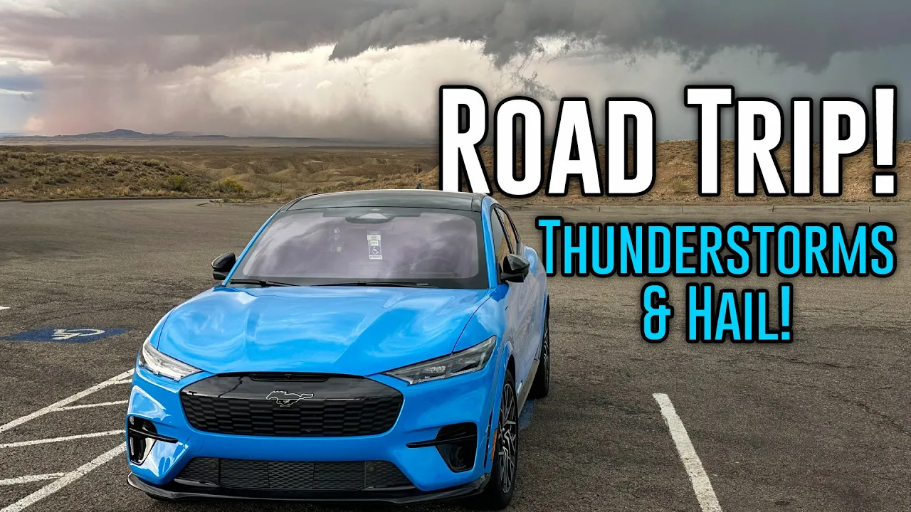 Mach-E Road Trip - Utah to Colorado  - Severe thunderstorms & hail!