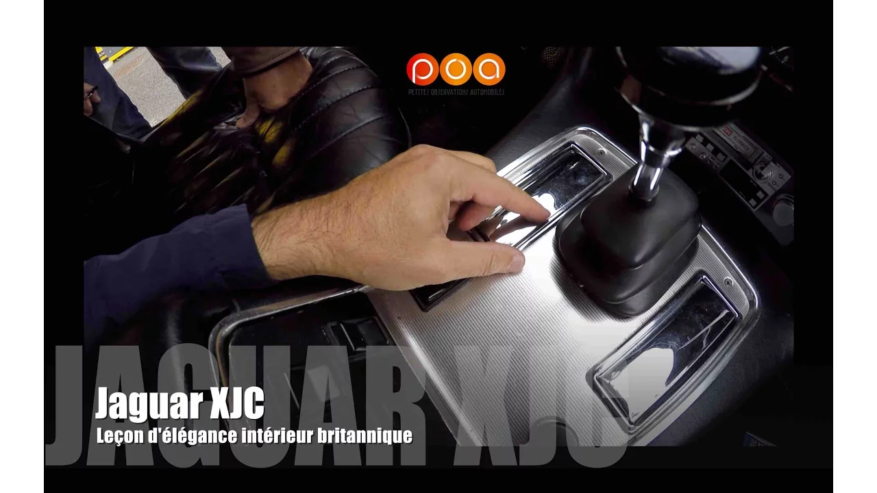 Jaguar XJC : leçon d'élégance intérieure