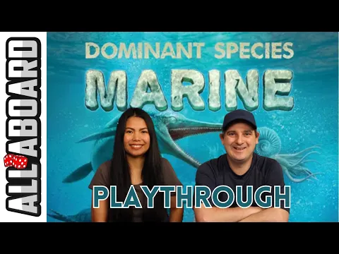 DOMINANT SPECIES MARINE | Board Game | How to Play and Full 2-Player Playthrough