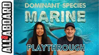 DOMINANT SPECIES MARINE | Board Game | How to Play and Full 2-Player Playthrough