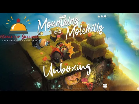 Mountains Out Of Molehills Unboxing, a programmed movement game with fantastic table presence