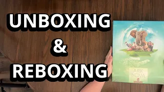 Ark Nova - Board Game Unboxing & Reboxing - What's in the Box?