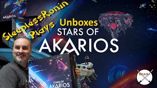 Unboxing the Stars of Akarios Kickstarter board game from OOMM Games with SleeplessRonin