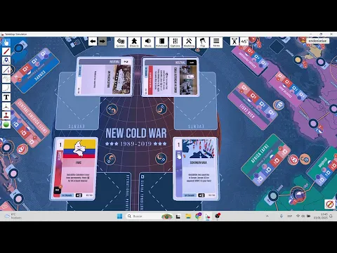 New Cold War example of play (turn 1)