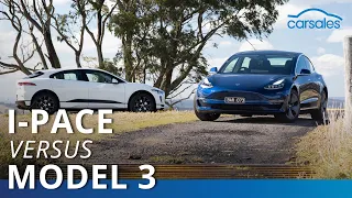 2019 Jaguar I-PACE v Tesla Model 3 | carsales