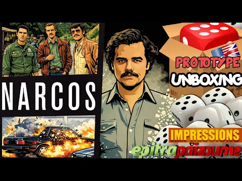 Narcos - Prototype Unboxing & First Impressions (EN) | Epitrapaizoume