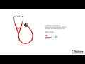 Littmann Cardiology IV Diagnostic Stethoscope: Red & Smoke - Limited Edition 6182 - Over Engraved video