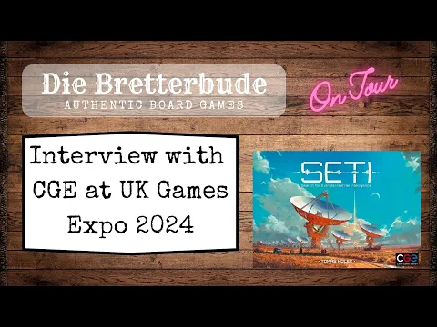 UK Games Expo 2024 - Interview at CGE Booth about SETI