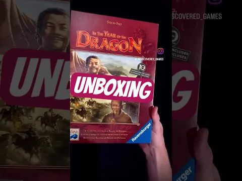 Unboxing In The Year Of The Dragon, a Top 5 Stefan Feld #boardgame for me! #boardgames #boardgaming