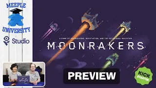 Moonrakers Board Game - Kickstarter Preview Overview