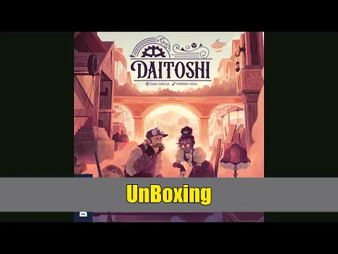 Daitoshi Unboxing ️ Stunning Steampunk Strategy Board Game Revealed!