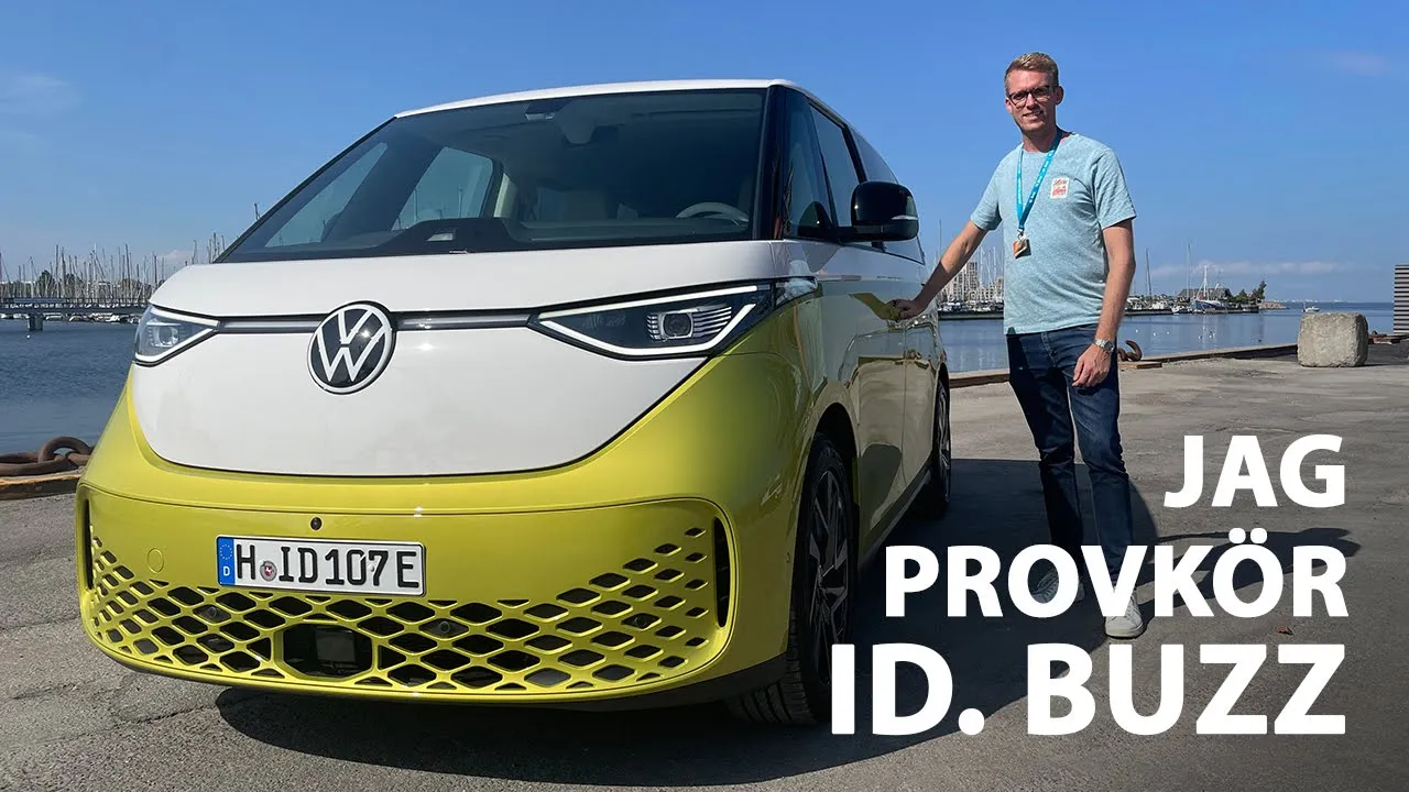 Jag provkör Volkswagen ID. Buzz – eldriven folkabuss!